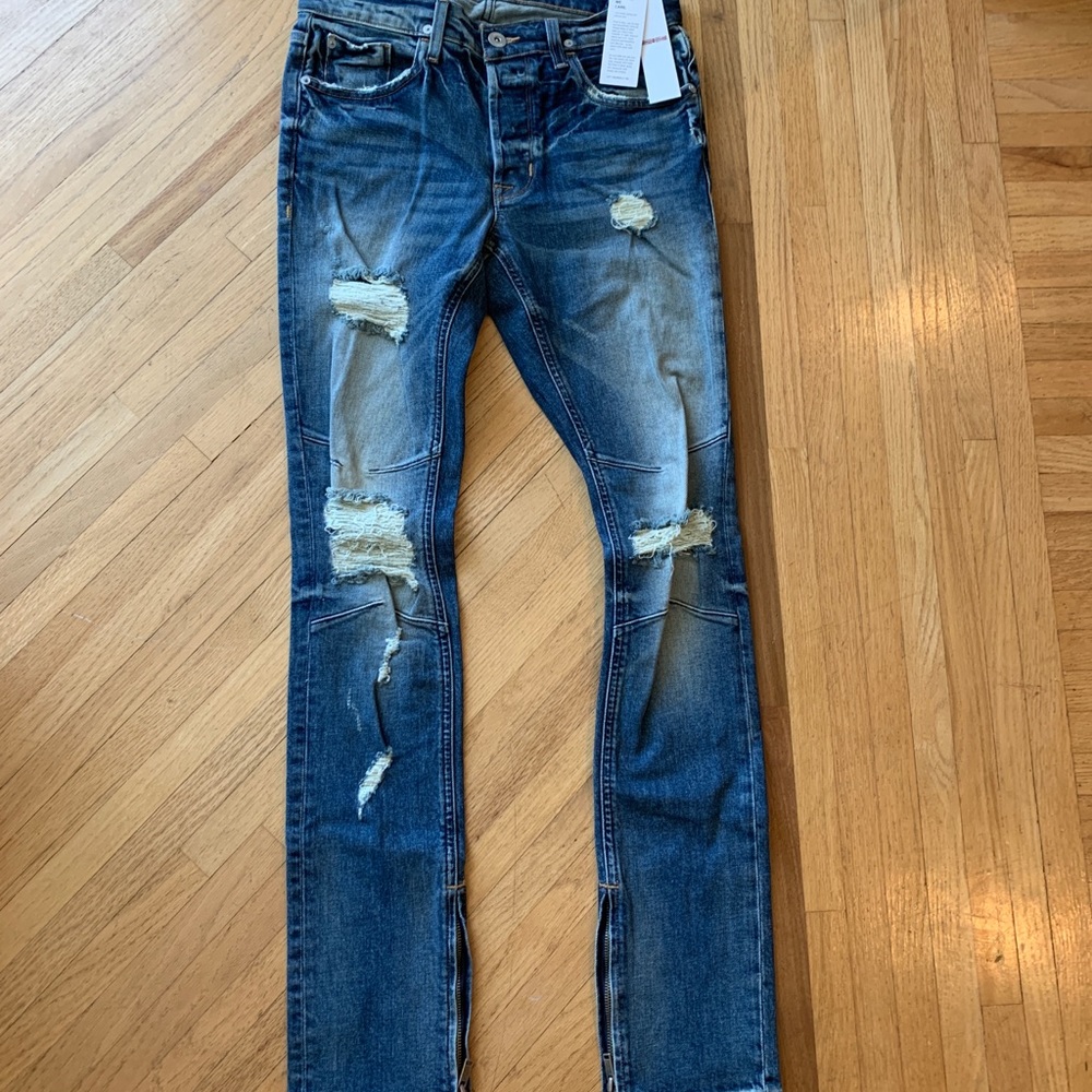 NWT Hudson Men’s Vaughn Skinny Ankle Zip Jeans